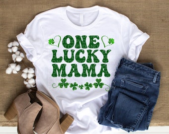 One Lucky Mama St. Patrick's PNG - Sublimation Design (Digital Download)