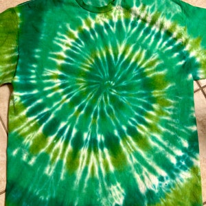 St. Patrick's Day Spiral Tie Dye T-Shirt