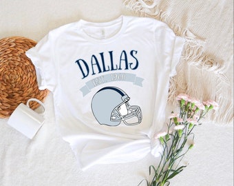 Dallas Texas Football T-shirt, Dallas Football Crewneck Shirt, Dallas Vintage T-shirt, Dallas Fan Gift, Dallas Unisex shirt