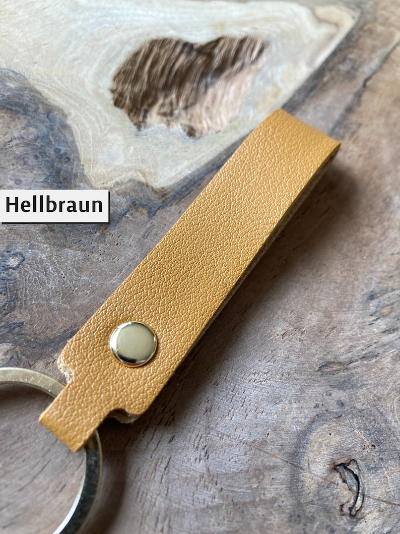 Personalisiertes Foto-Schlüsselanhänger Aus Birkenholz – Minimalistisch, Braun
