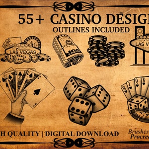 Vegas Casino Clip Art Bundle Graphic by Revidevi · Creative Fabrica