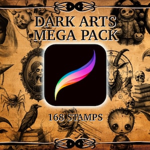 Dark Arts Procreate MEGA PACK