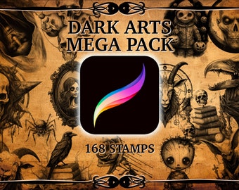 Dark Arts Procreate MEGA PACK