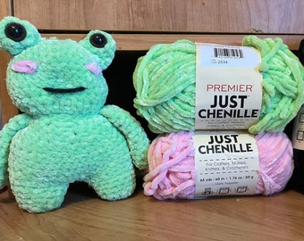 Premier Chenille Yarn - choose your color | 1x skeins of soft plush yarn | soft yarn for amigurumi, pillows and more