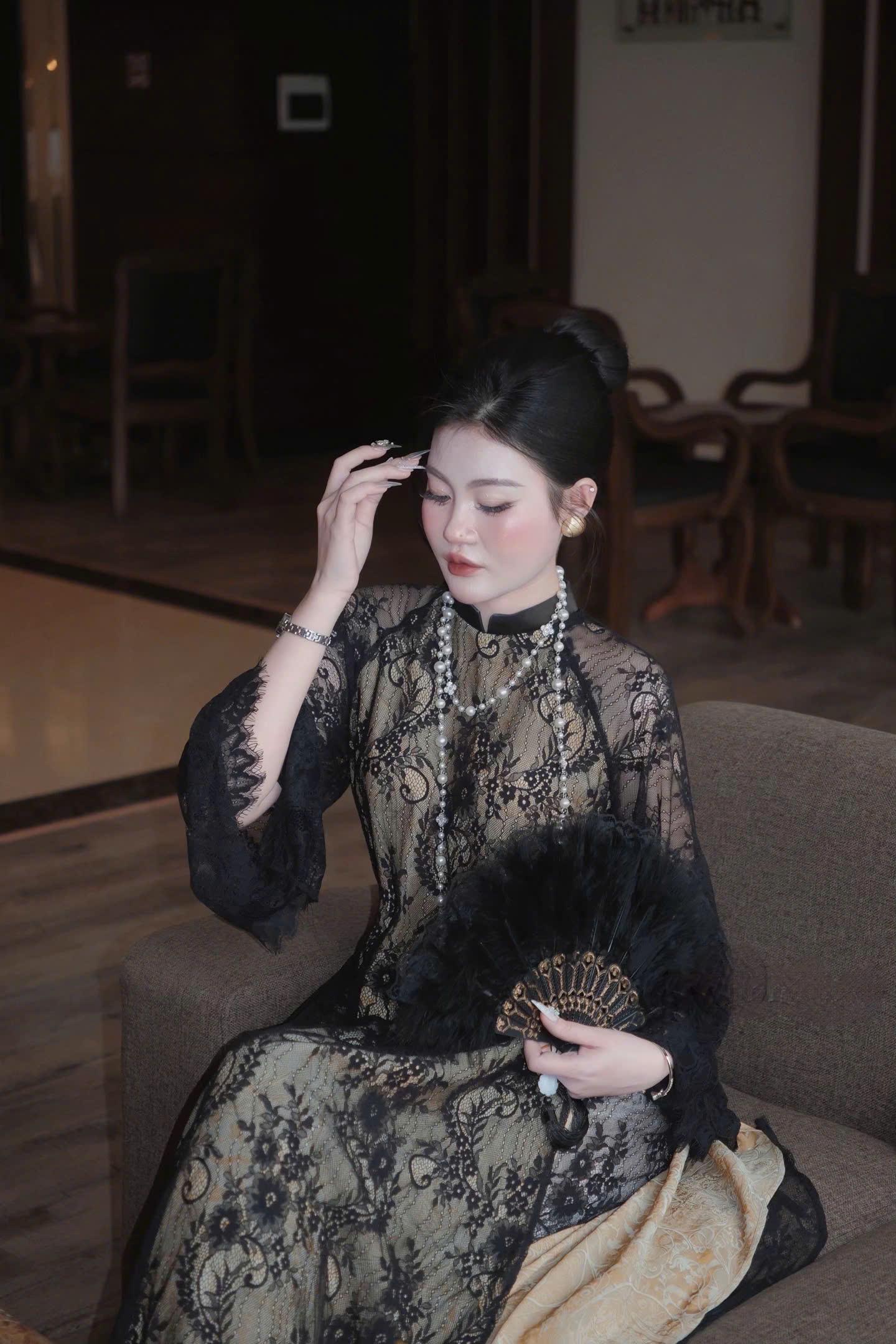 chinese dress ladies Lace Muse Ruched Mini Dress  Beige  yoncystore.com