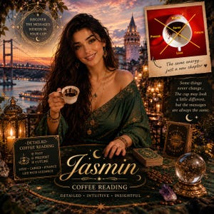 SAME HOUR- Detailed Turkish Coffee Fortune Telling with Interaction