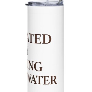 Hydrated by Water and Holy Water Tumbler – Faith-Based Gift for Women | Christian Travel Cup | Spiritual Wellness Hydration