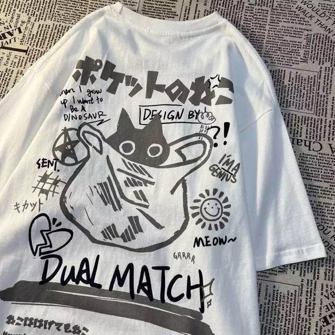 Dual Match Cat Shirt
 Dual Match Tee Etsy