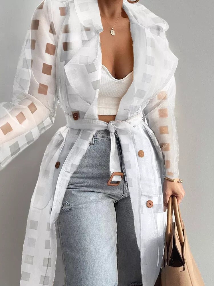 Sheer White Jacket - Etsy