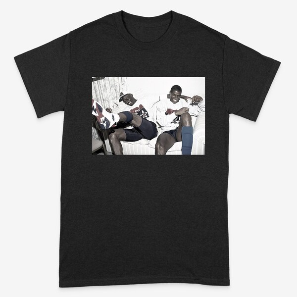 Michael Jordan, Magic Johnson  Laughing T-shirt | Graphic T-shirt, Graphic Tees, Basketball Shirt, Vintage Shirt, Vintage Graphic Tees
