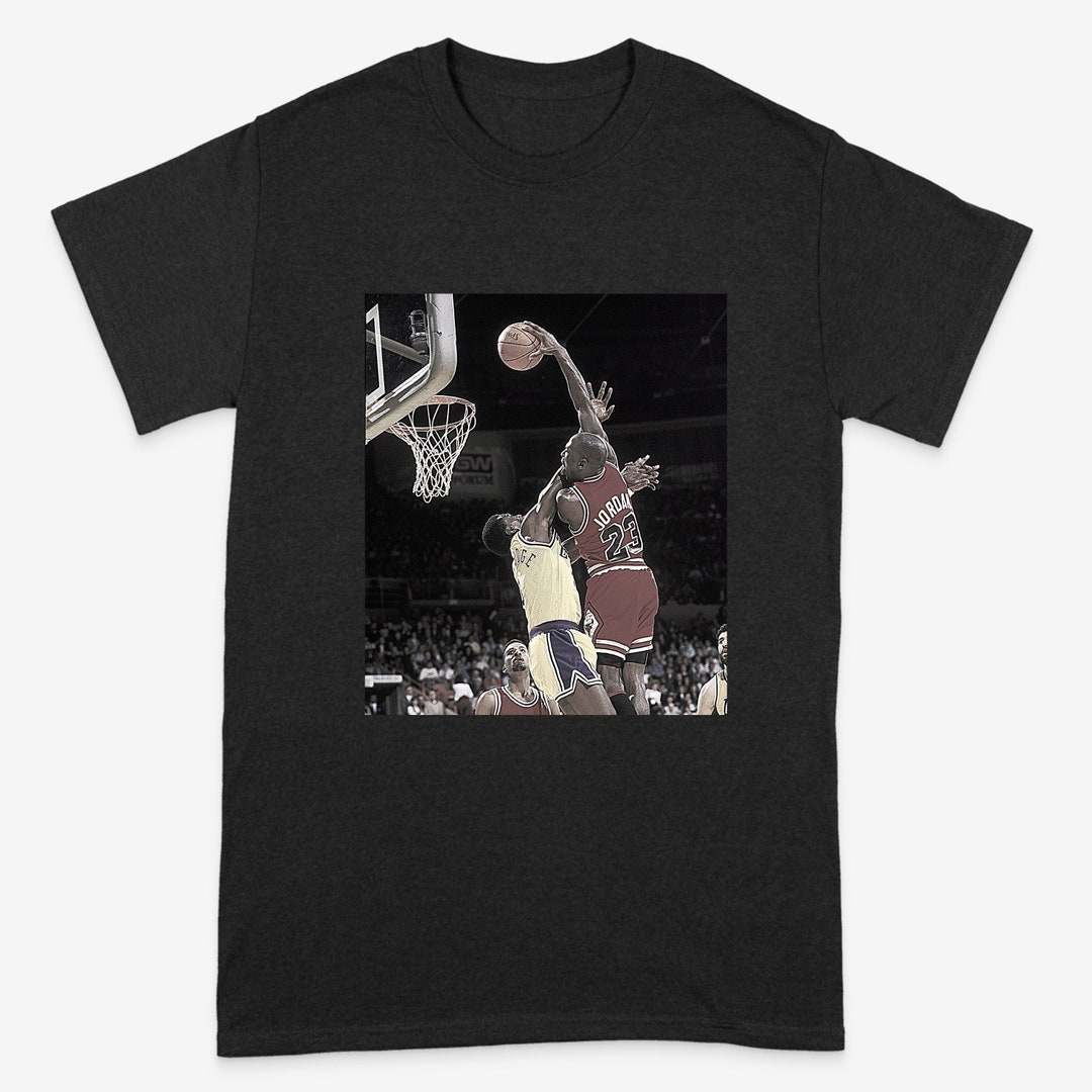 Jordan Dunking Tshirt Michael Jordan Shirt Graphic Etsy