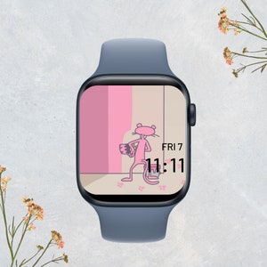 Pink Panther Apple Watch Background