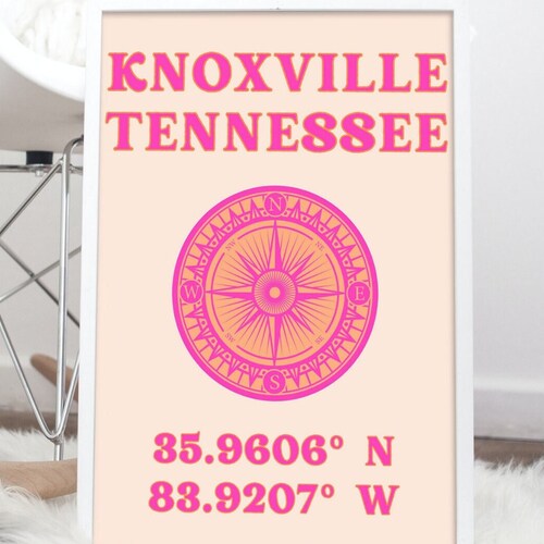 Knoxville Print Knoxville Wall Art Knoxville TN Decor Etsy