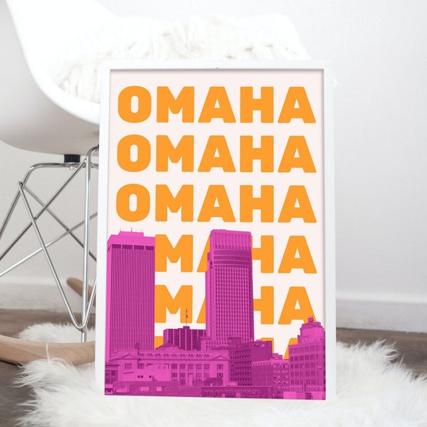 Omaha Skyline Etsy