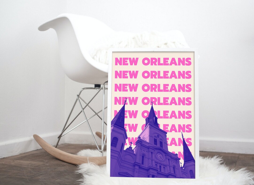 New Orleans Print New Orleans Wall Art Louisiana Decor Etsy