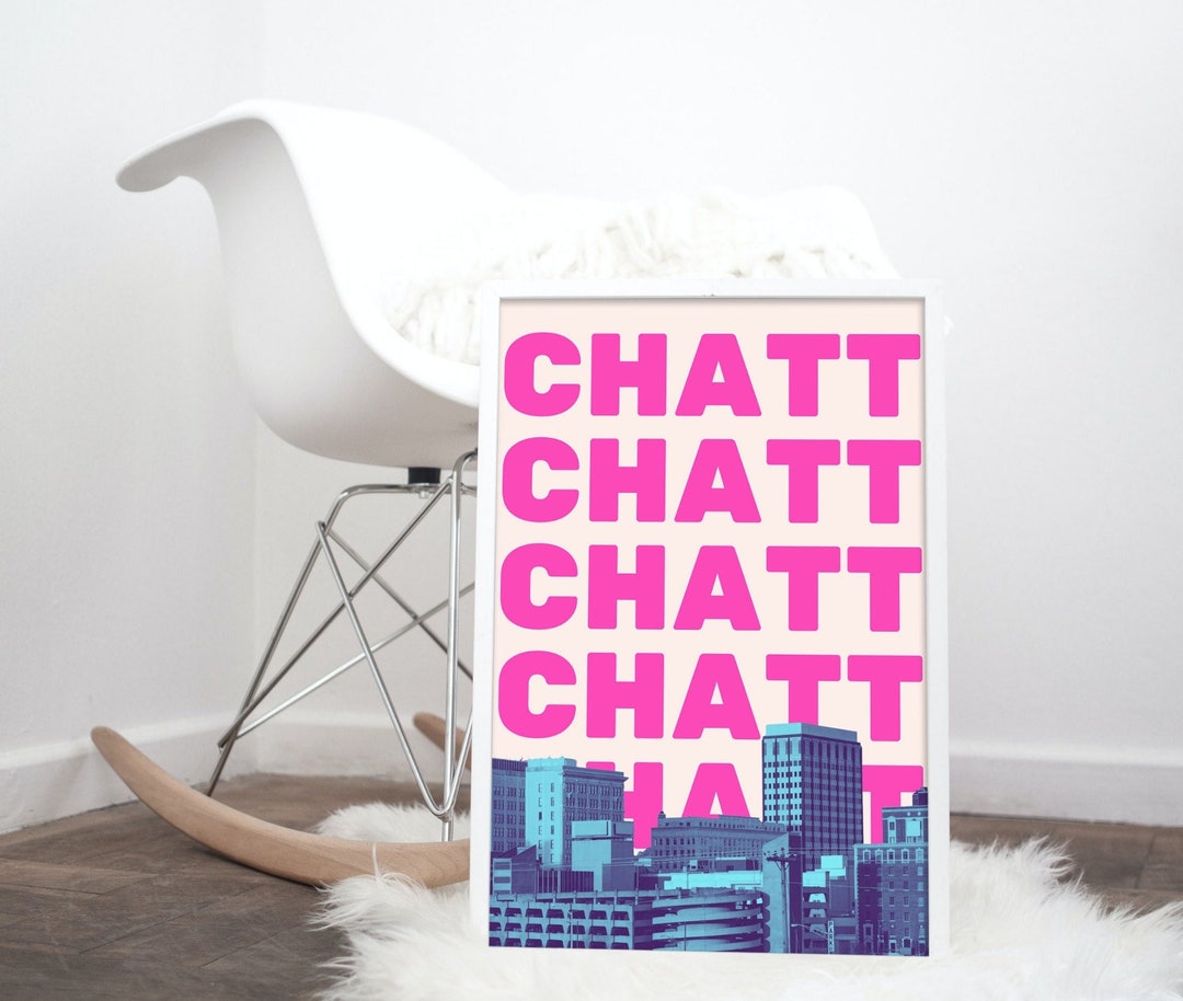 Chattanooga Print Chattanooga Wall Art Chattanooga Decor Chattanooga