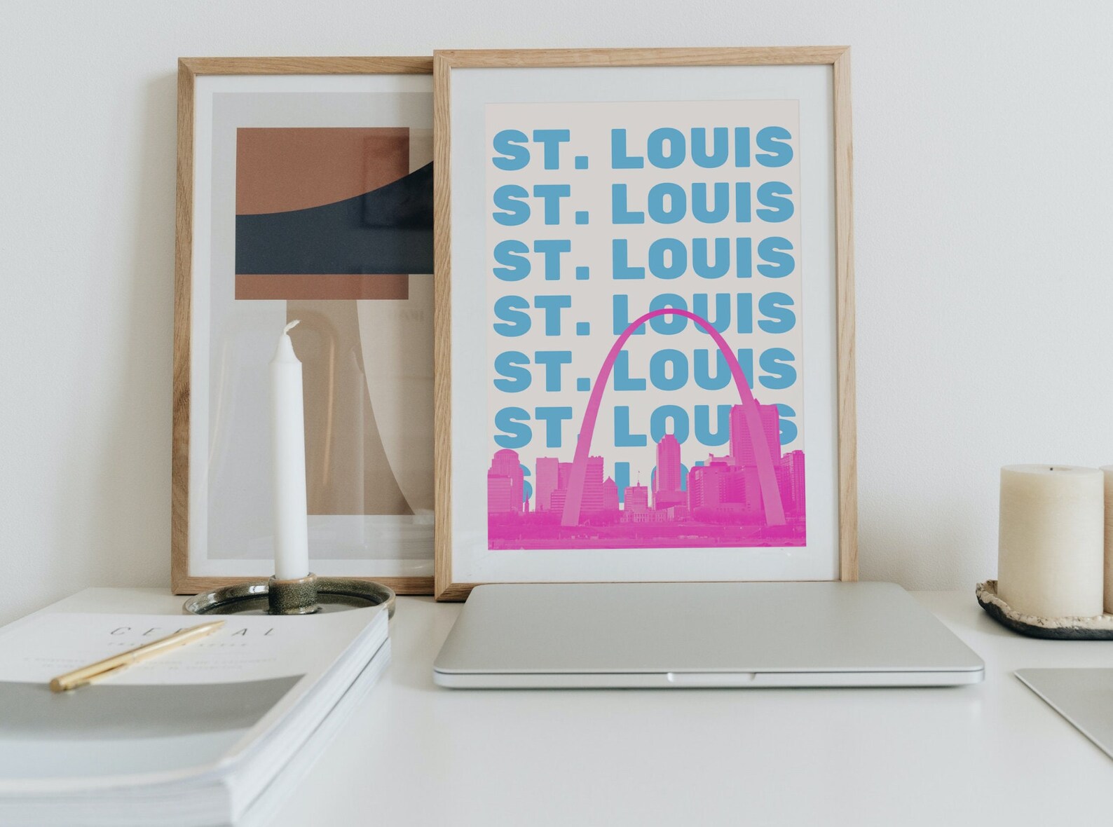 St. Louis Wall Art St. Louis Print St. Louis Skyline St. Etsy