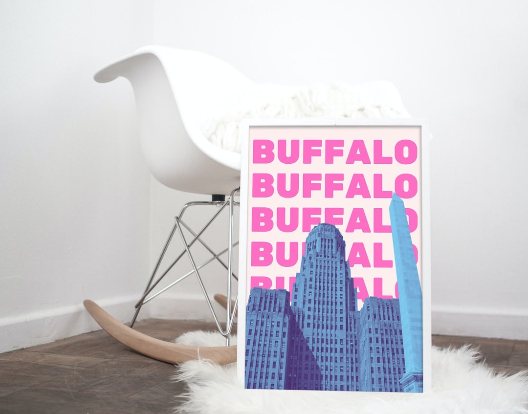 Buffalo NY Print Buffalo New York Wall Art Buffalo NY Poster Buffalo NY