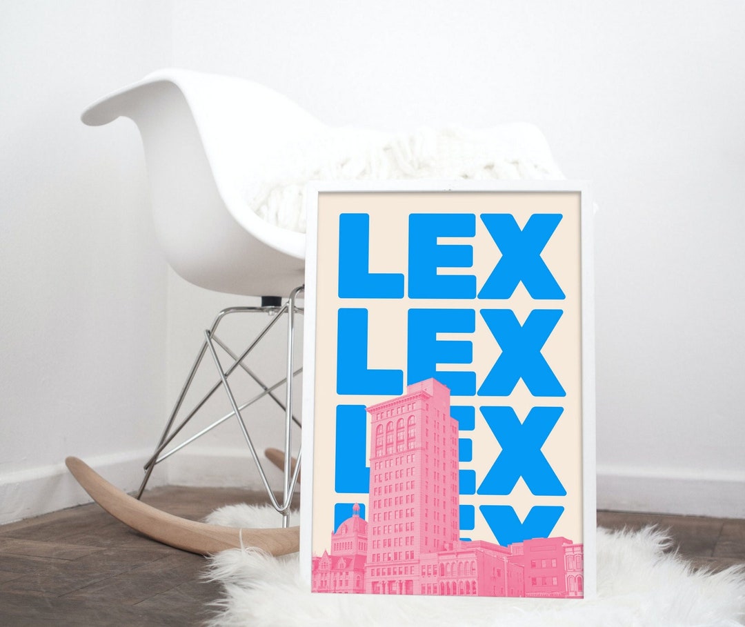 Lexington Wall Art Lexington KY Print Lexington Decor Kentucky Wall Art