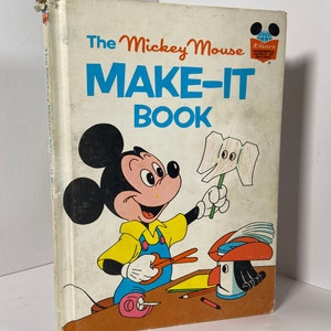 1974 Mickey Mouse Make-It Book 1974 / Dr. Seuss Buch