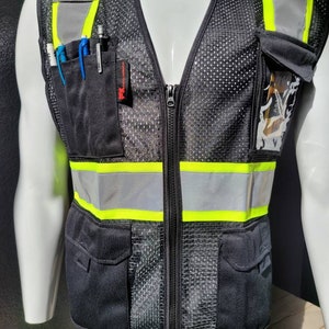 Class 2 Black Safety Vest