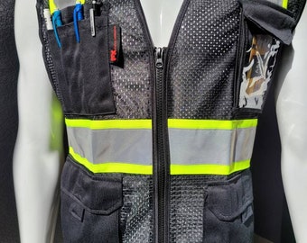 Class 2 Black Safety Vest