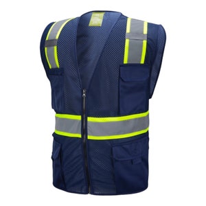 Class 2 Navy Blue Safety Vest
