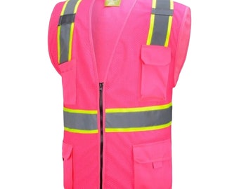 Class 2 Pink Safety Vest