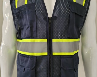 Class 2 Navy Blue Safety Vest