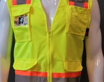 Class 2 Hi-Viz Safety Vest With ID Pocket