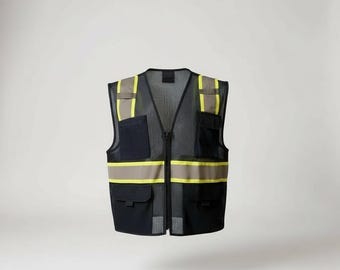 Class 2 Black Safety Vest