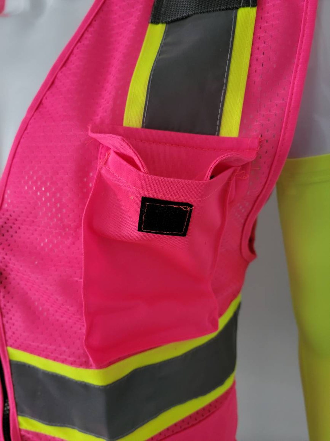 Class 2 Pink Safety Vest Etsy
