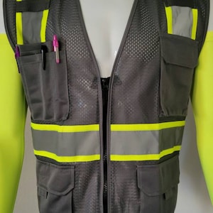 Forest Green Safety Vest