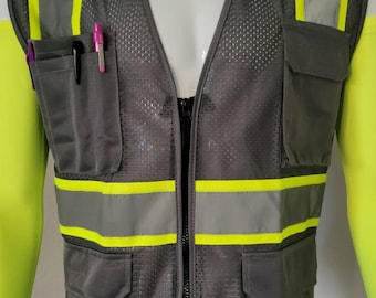 Forest Green Safety Vest