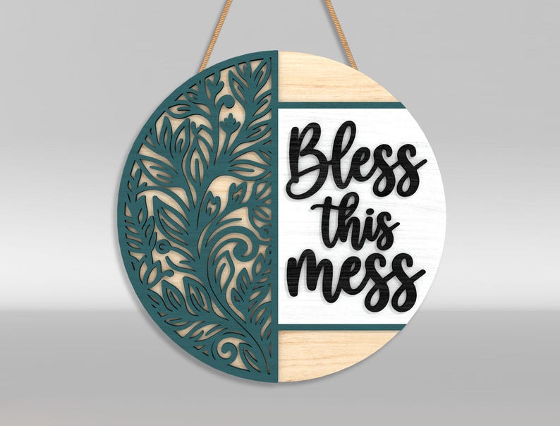 Snarky Welcome Sign SVG Bundle, Sarcastic Door Hanger Laser Cut Files ...