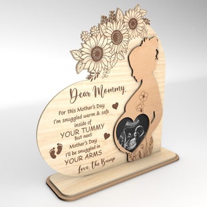 Useful Gifts Presents For Mom And Dad On Christmas Custom Photo Baby Bump Acrylic Ornament To Daddy, Mommy - Christmas Gi Presents For Mom And Dad On Christmas Vacation