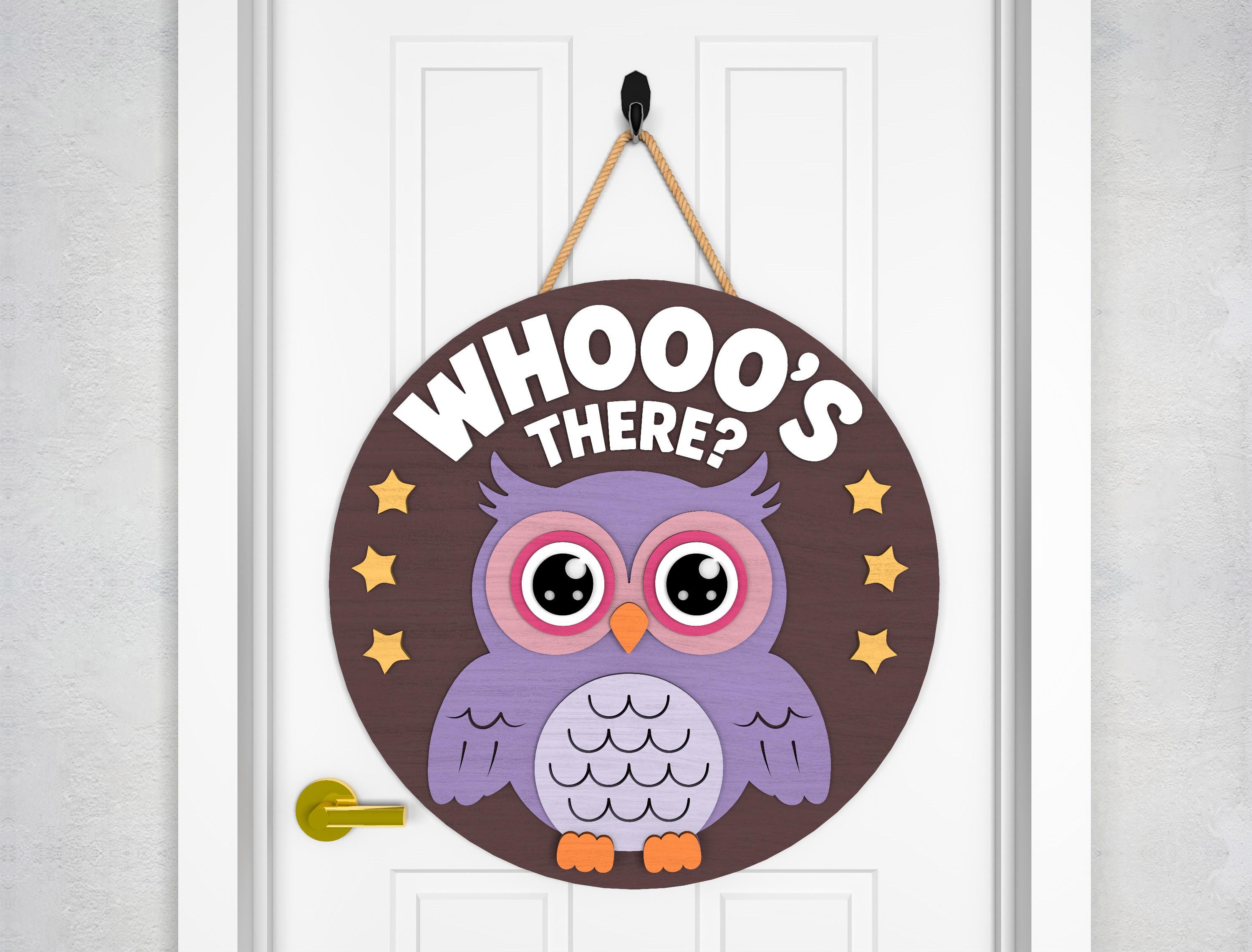 Halloween Door Hanger SVG Bundle, Funny Welcome Sign Laser Cut Files ...