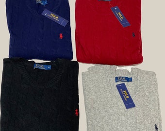 Ralph Lauren Cable Knight Jumpers in Different Colours and Sizes