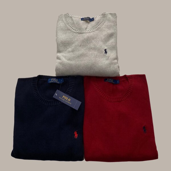 Ralph Lauren Plain Jumper in Different Colours and Sizes