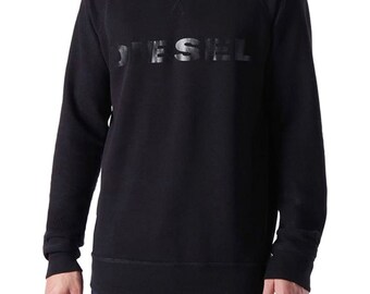 Diesel Mens Reversible Sweatshirt in Black Colour