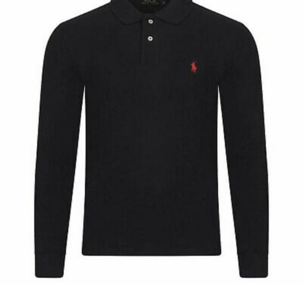 Ralph Lauren Mens Long Sleeves Polo T Shirt in Different Colours and Sizes