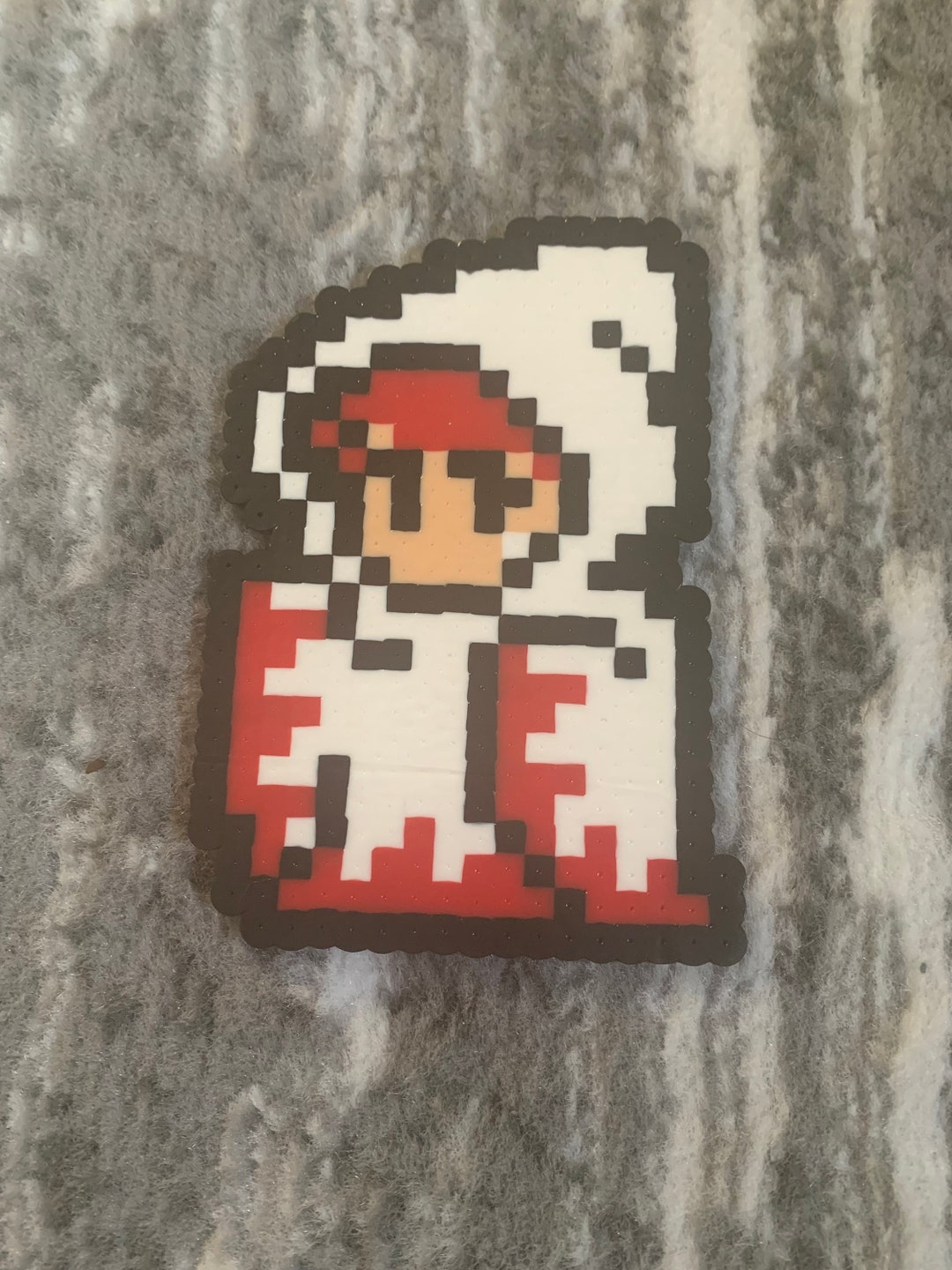 White Mage Final Fantasy 3 FAMICOM 8 BIT Perler Bead - Etsy