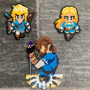 The Legend of Zelda Breath of the Wild Perler Bead art
