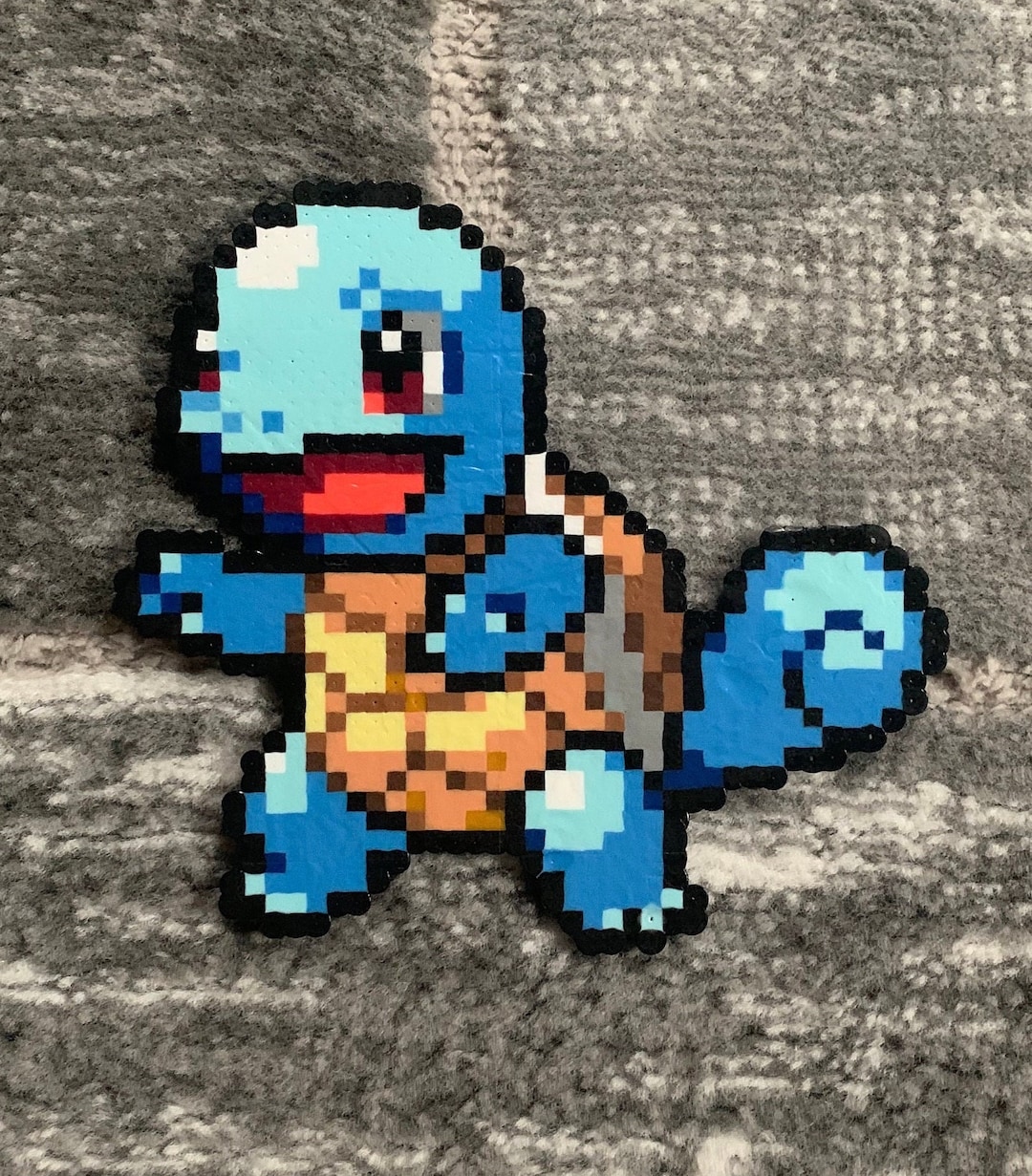 Pokémon Squirtle Perler Bead Art Etsy