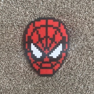 Spider-man Perler Bead Art