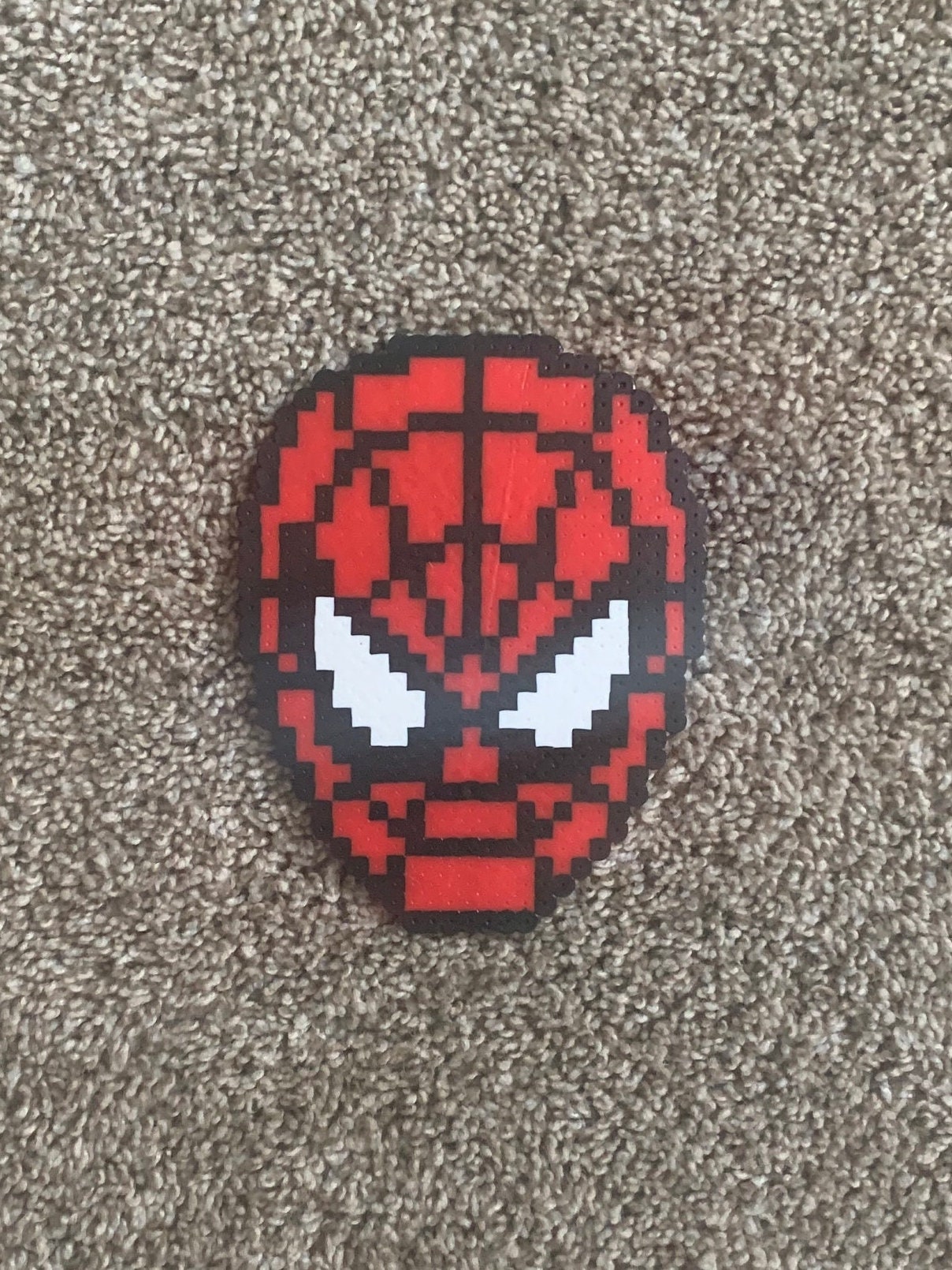 Spider Man and Venom Pixel Art by IrishPerlerPixels