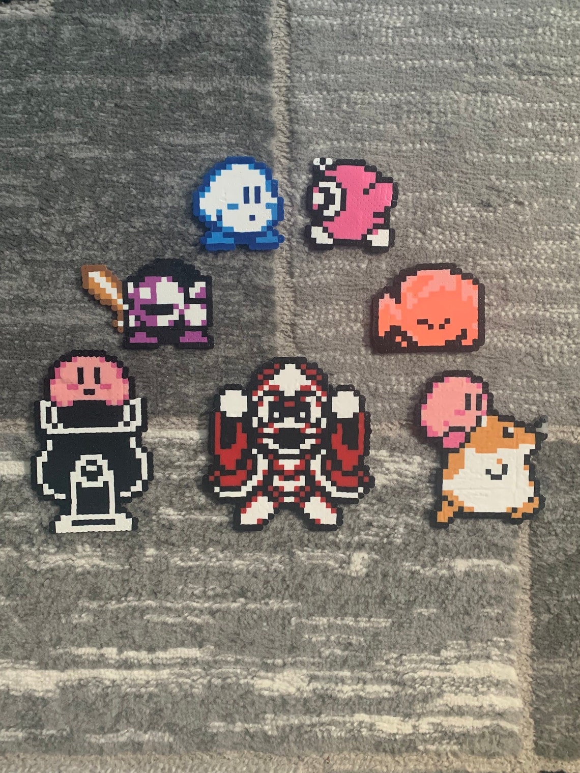 Kirby Perler Bead Art Etsy