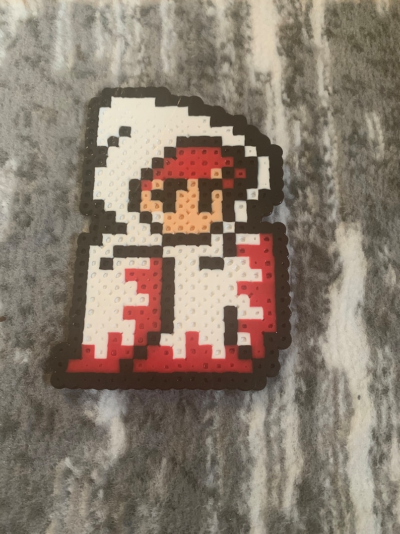 White Mage Final Fantasy 3 FAMICOM 8 BIT Perler Bead - Etsy