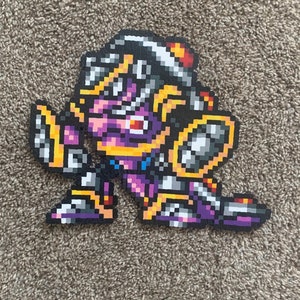 Armored Armadillo Mega Man X Perler bead art