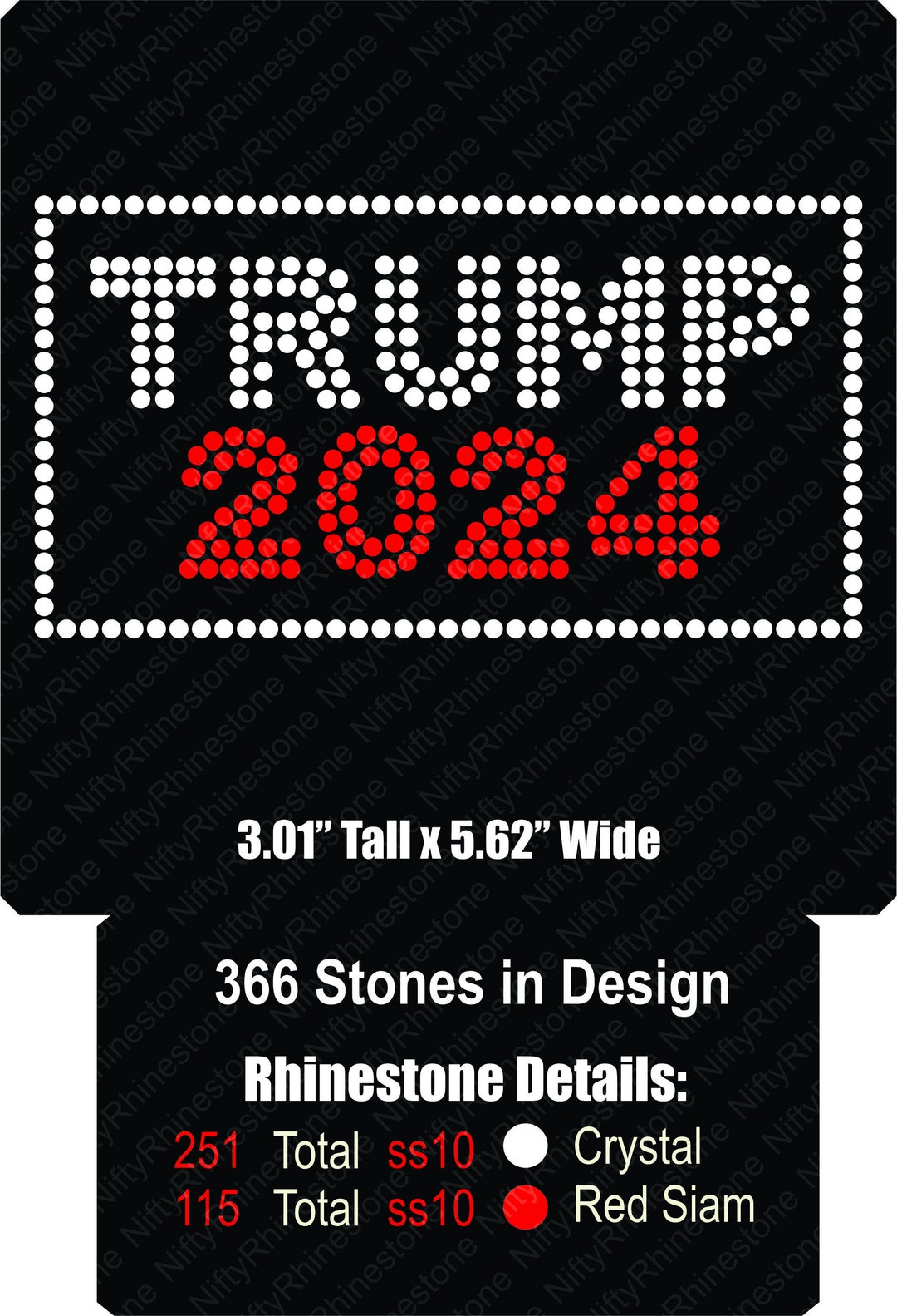 Trump 2024 Digital SVG File Trump 2024 Trump 2024 Rhinestone Svg Cricut ...